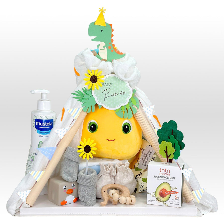 LITTLE MILK DRAGON TENT BABY HAMPER