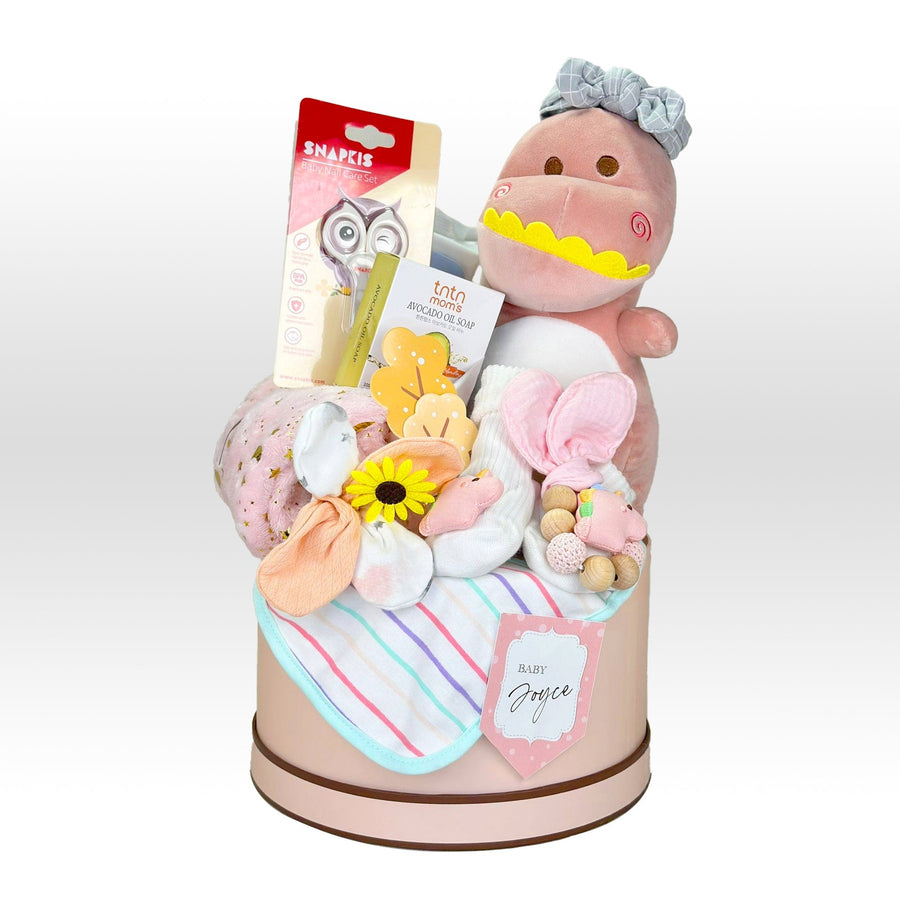 LITTLE REX HOT AIR BALLOON BABY GIRL HAMPER