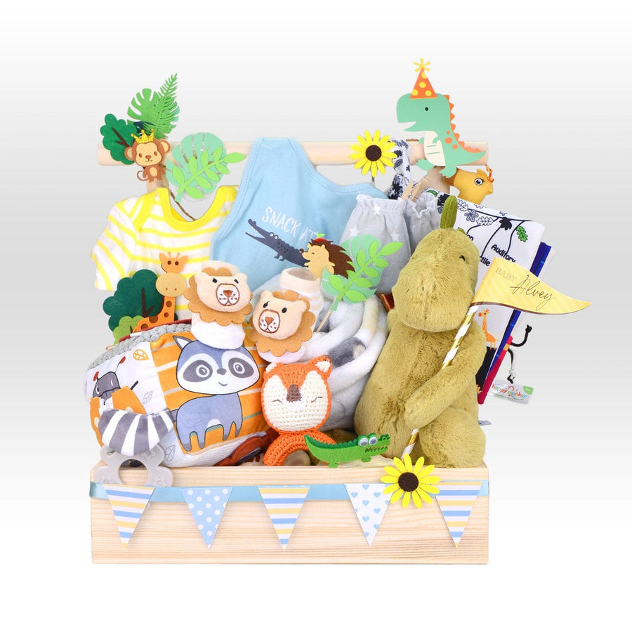 THE ENCHANTING ZOO ADVENTURE BABY GIFT HAMPER